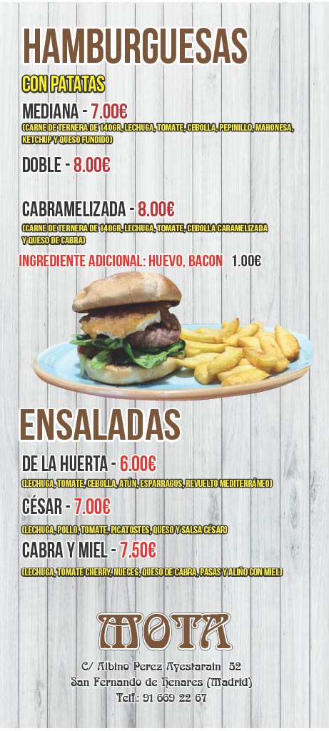 Bar Mota — Del propietario