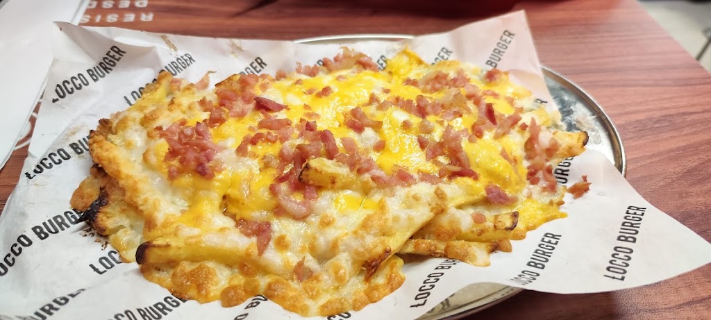 Locco Burger Dos Hermanas — Papas fritas con queso