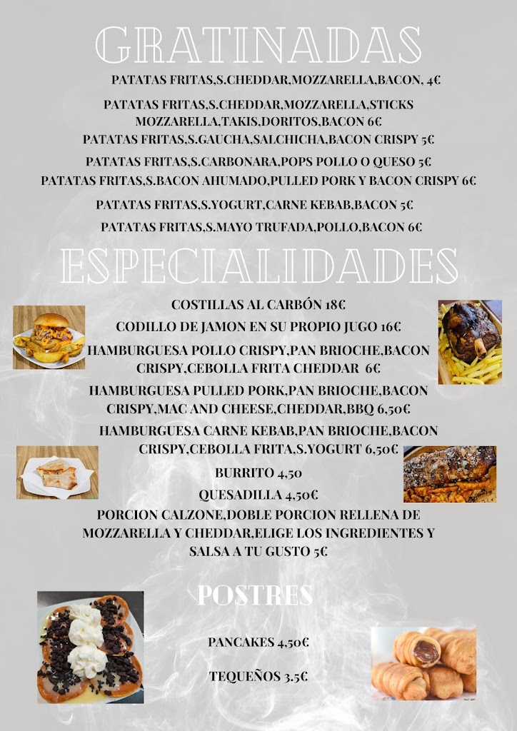 PIZZADOG'S — Carta