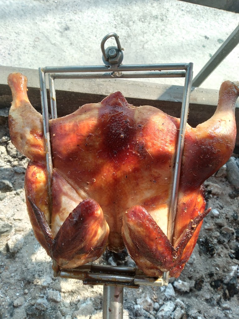 ไก่ย่างพริกไทยดำหนังกรอบ의 사진
