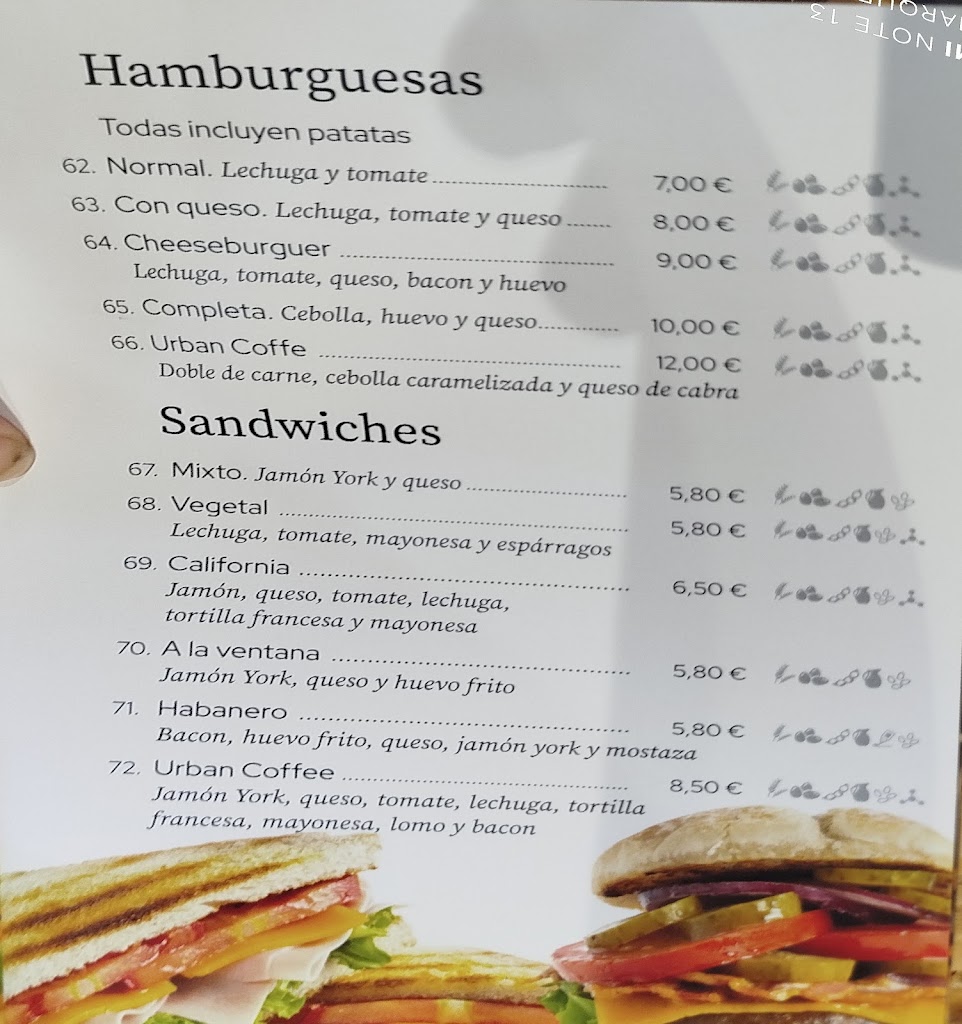 Cafe La Catedral — Carta