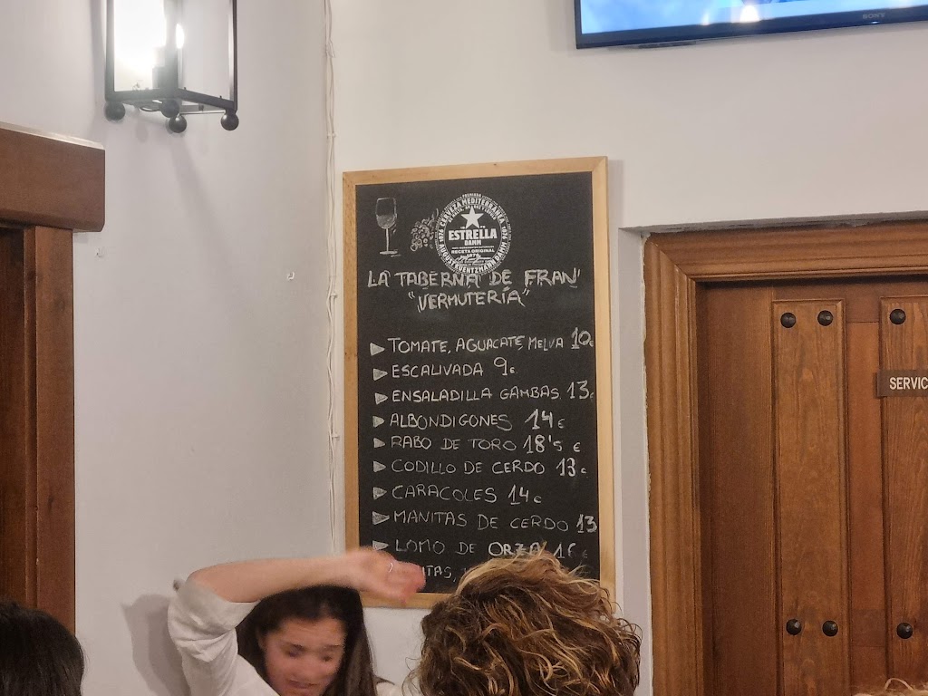 La Taberna de Fran — Carta
