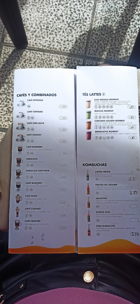 Gin-Bar 38 — Carta