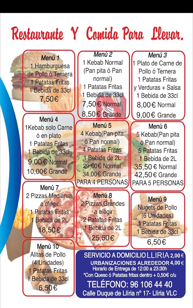 DONER KEBAB HOUSE & Pizzeria — Carta
