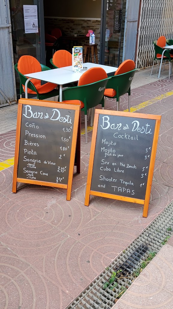 Bar del Desti — Carta