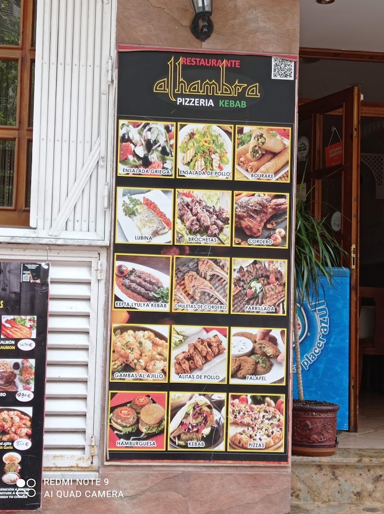 Restaurant Alhambra torrevieja — Carta
