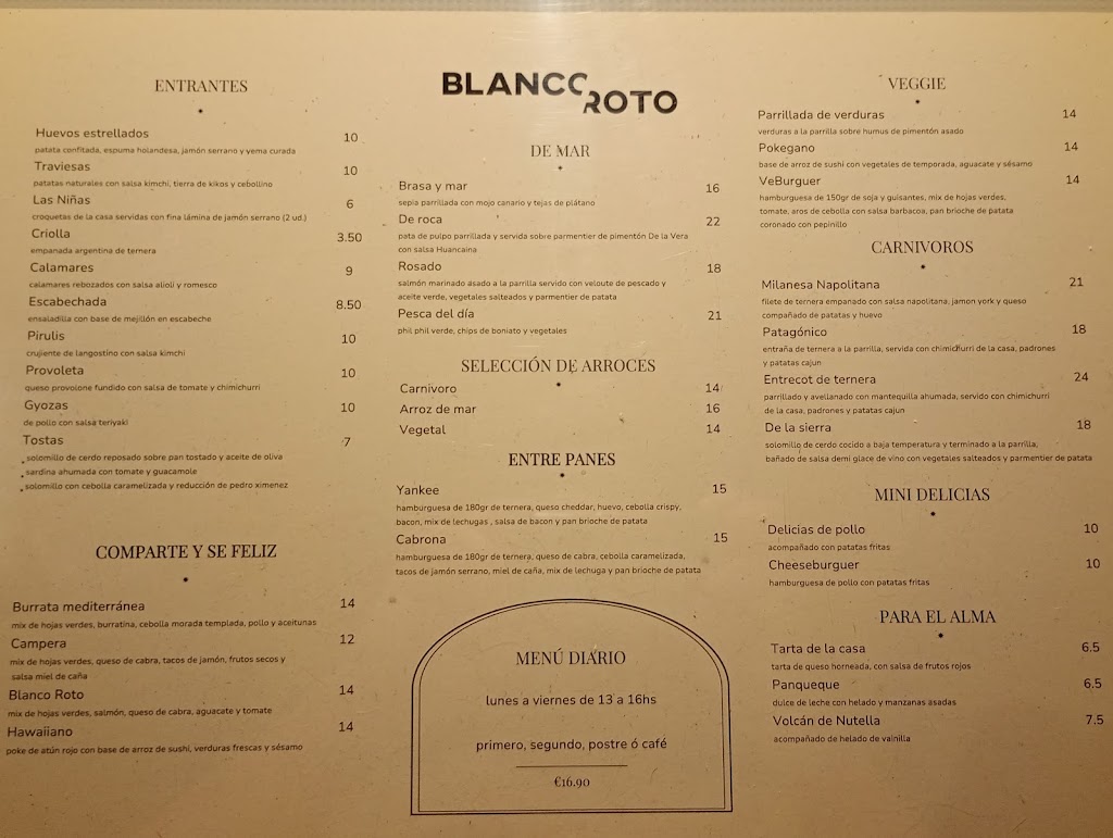 Blanco Roto Castellon — Carta