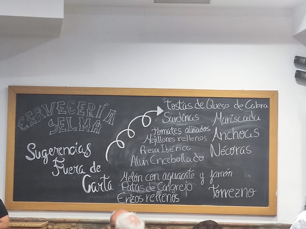 Cerveceria Selma — Carta
