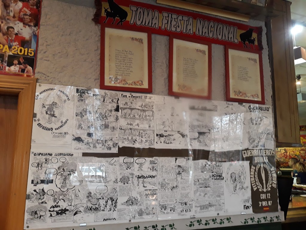 Bar Madris — Carta