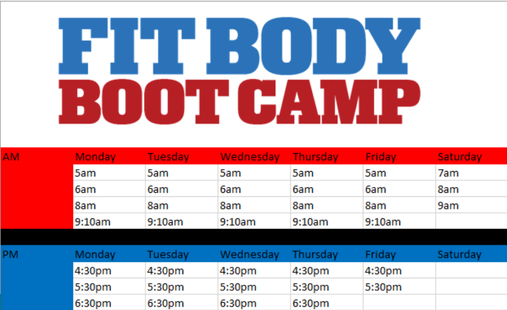  Fit Body Boot Camp