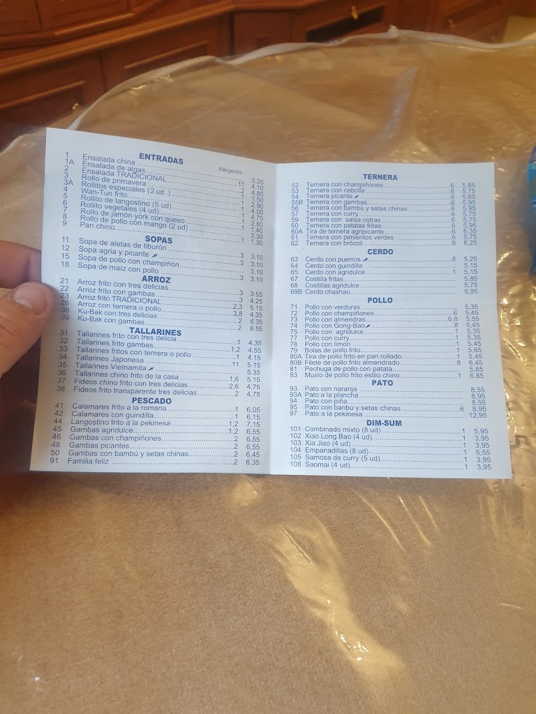 Restaurante Tradicional — Carta