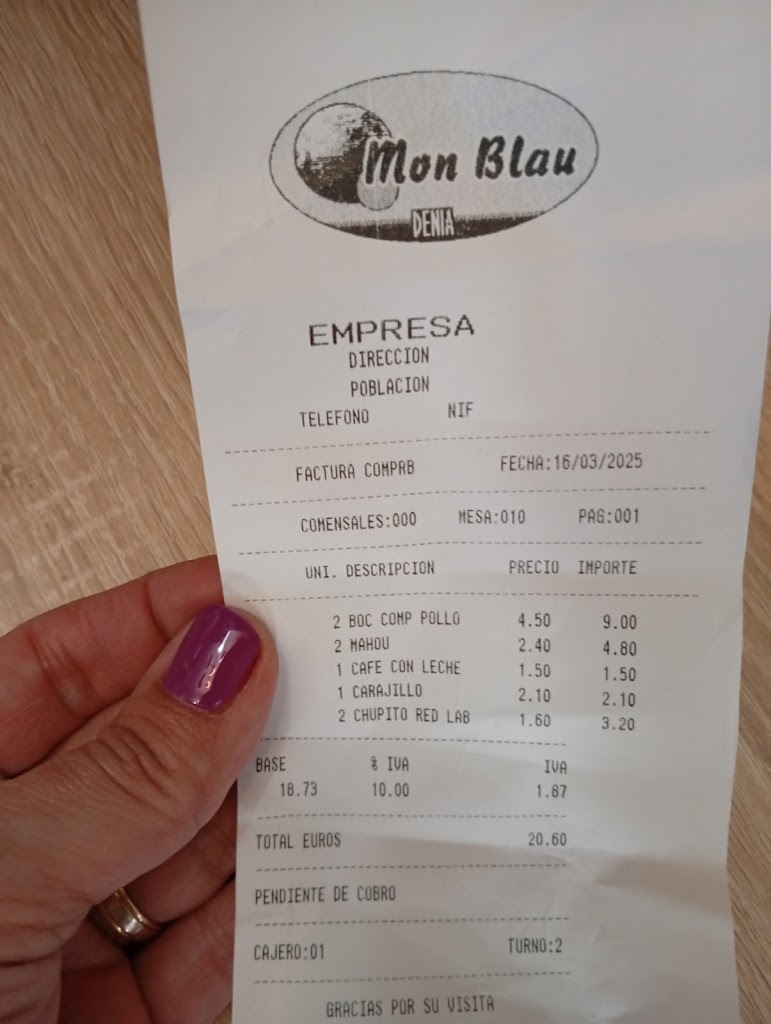 Cafeteria Mon Blau — Mas recientes