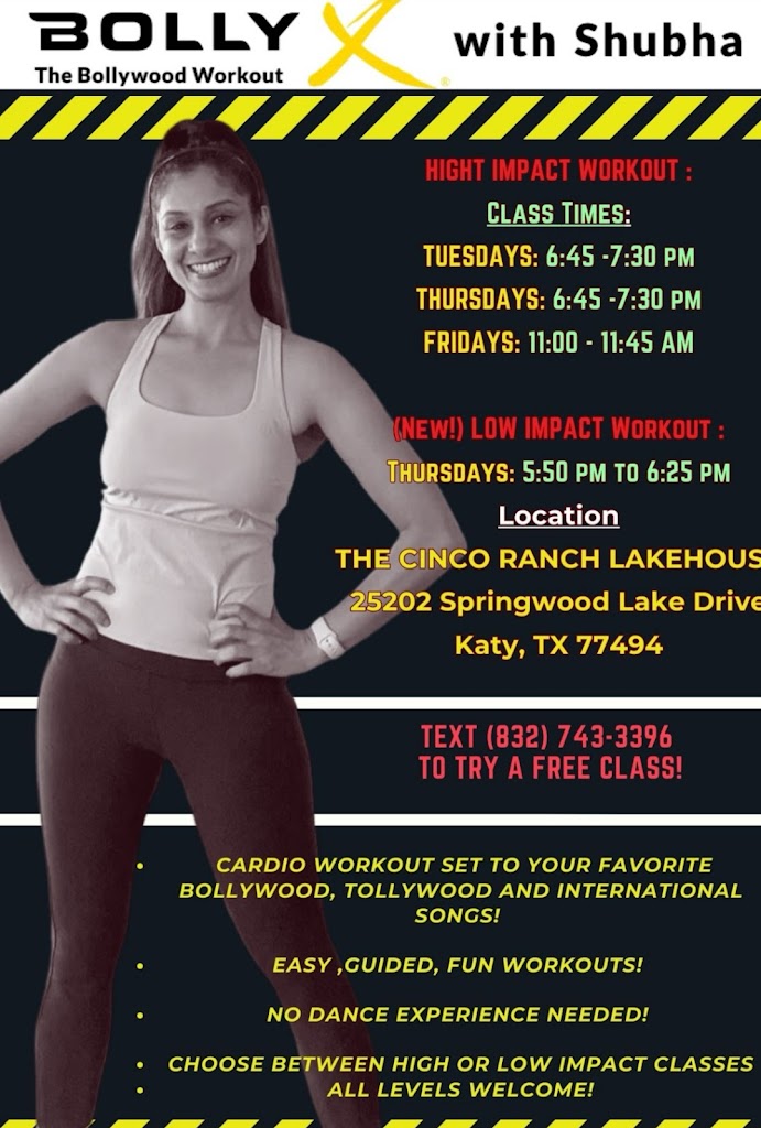  BollyX with Shubha- Cardio fitness classes