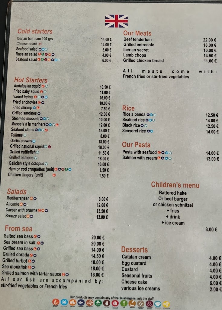 AZTECA - Cafeteria — Carta