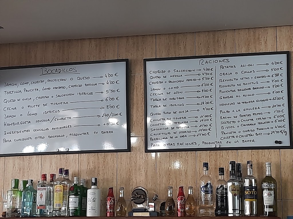 Meson Parrilla El Guijo — Carta