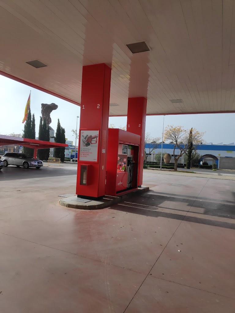 Estacion de servicio Cepsa — Surtidor de combustible