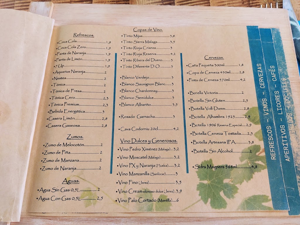Alboka Gastro — Carta