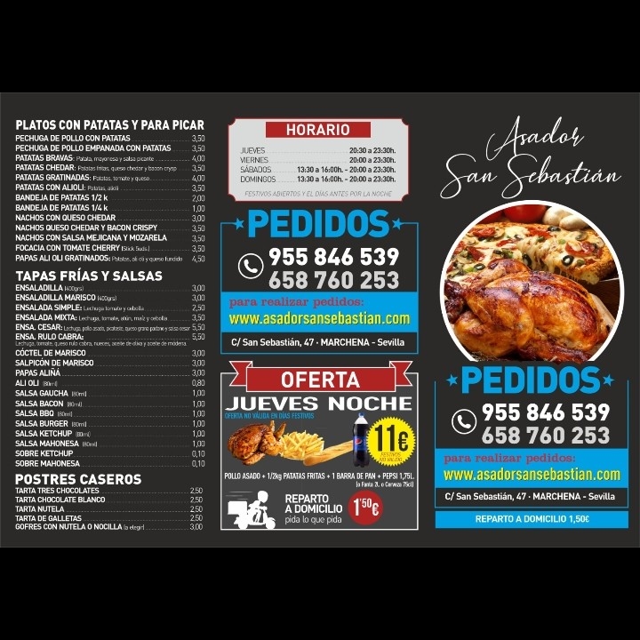 Asador San Sebastian — Pollo frito