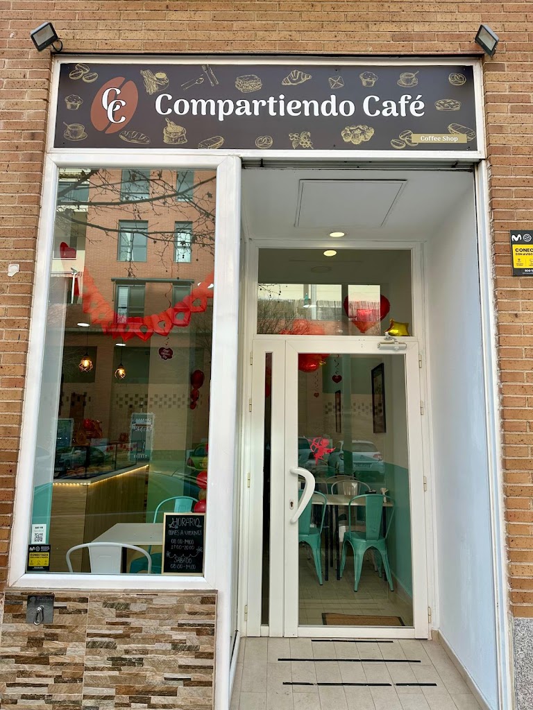 Compartiendo cafe