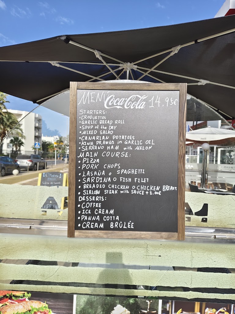 Restaurante La Gustera — Carta