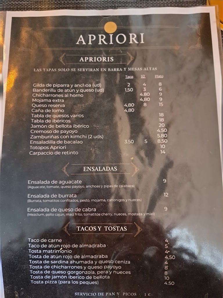 Apriori — Carta
