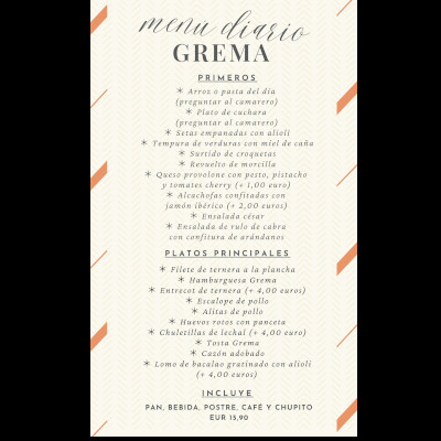 Restaurante Grema 2 — Mas recientes