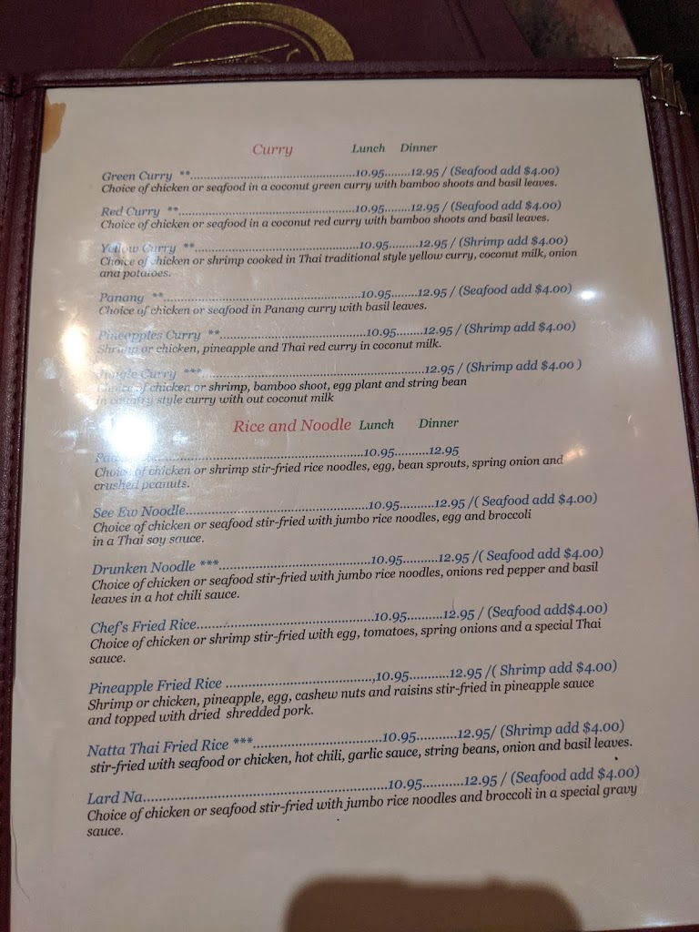Natta Thai Cuisine