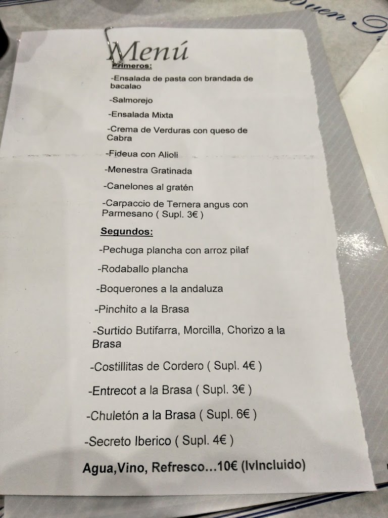 La Torrada — Carta