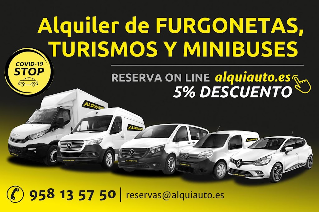  Alquiauto| Alquiler de coches, furgonetas y camiones Granada