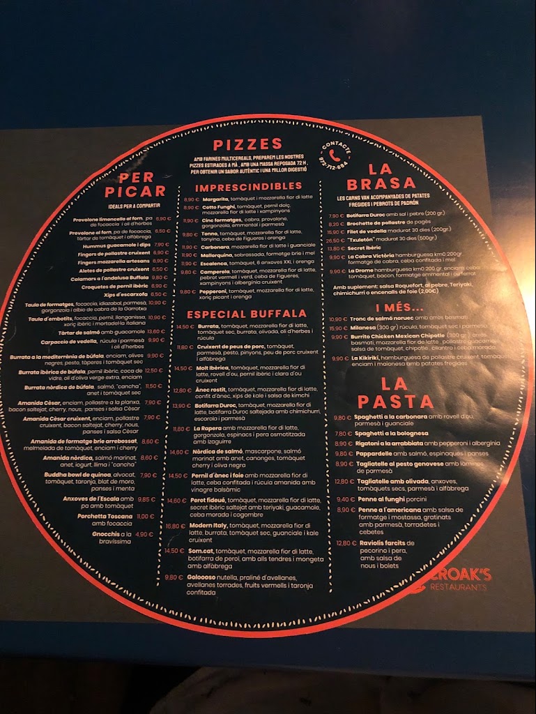 Buffala Girona — Carta