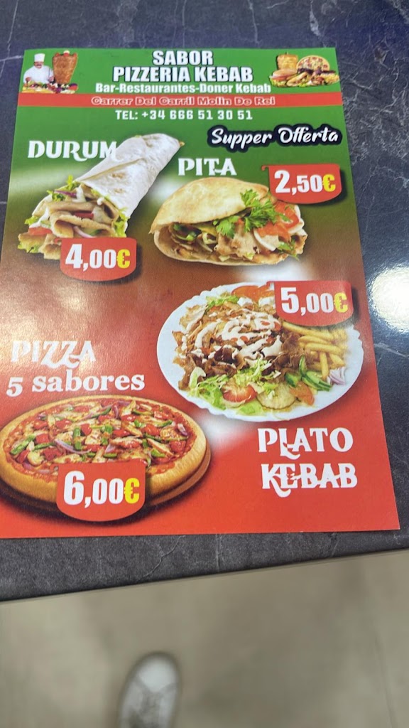 SABOR PIZZERIA KEBAB