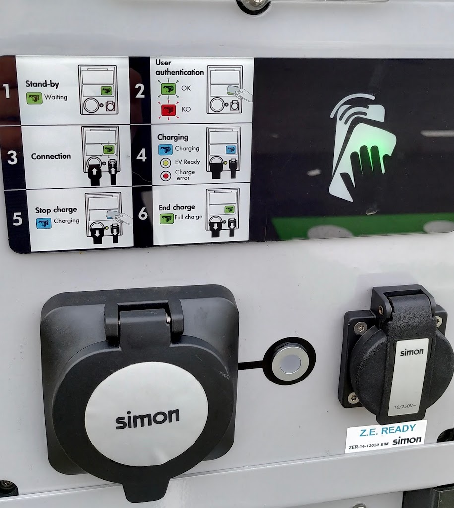 Estacion de carga de vehiculos electricos