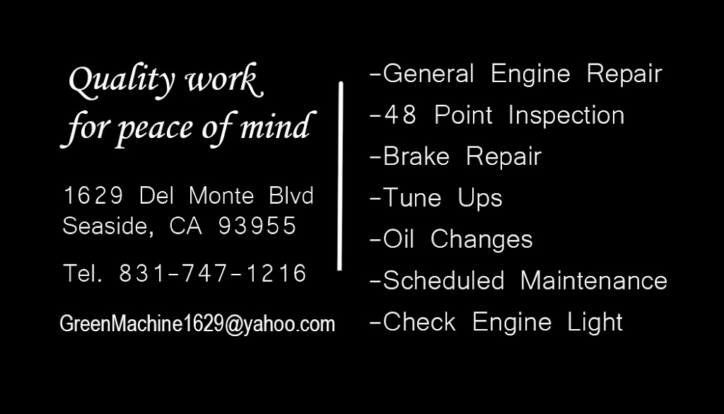 Mechanic in Seaside