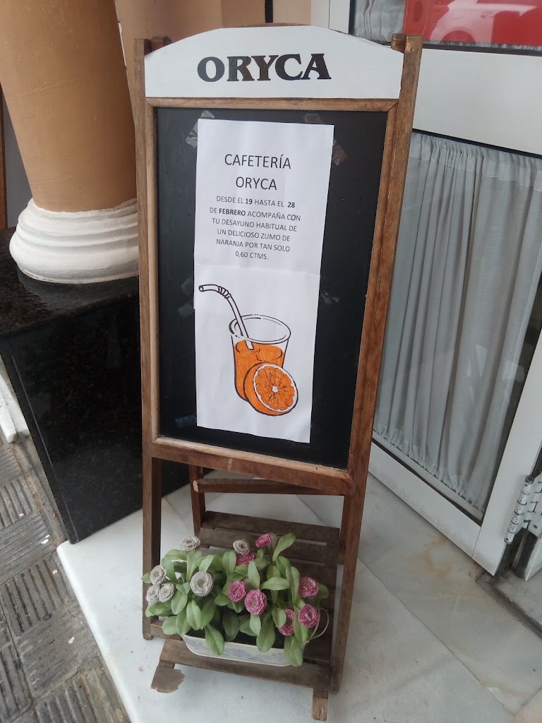 Cafeteria Oryca — Carta