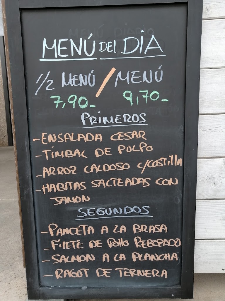 Braseria Punt de trobada — Carta