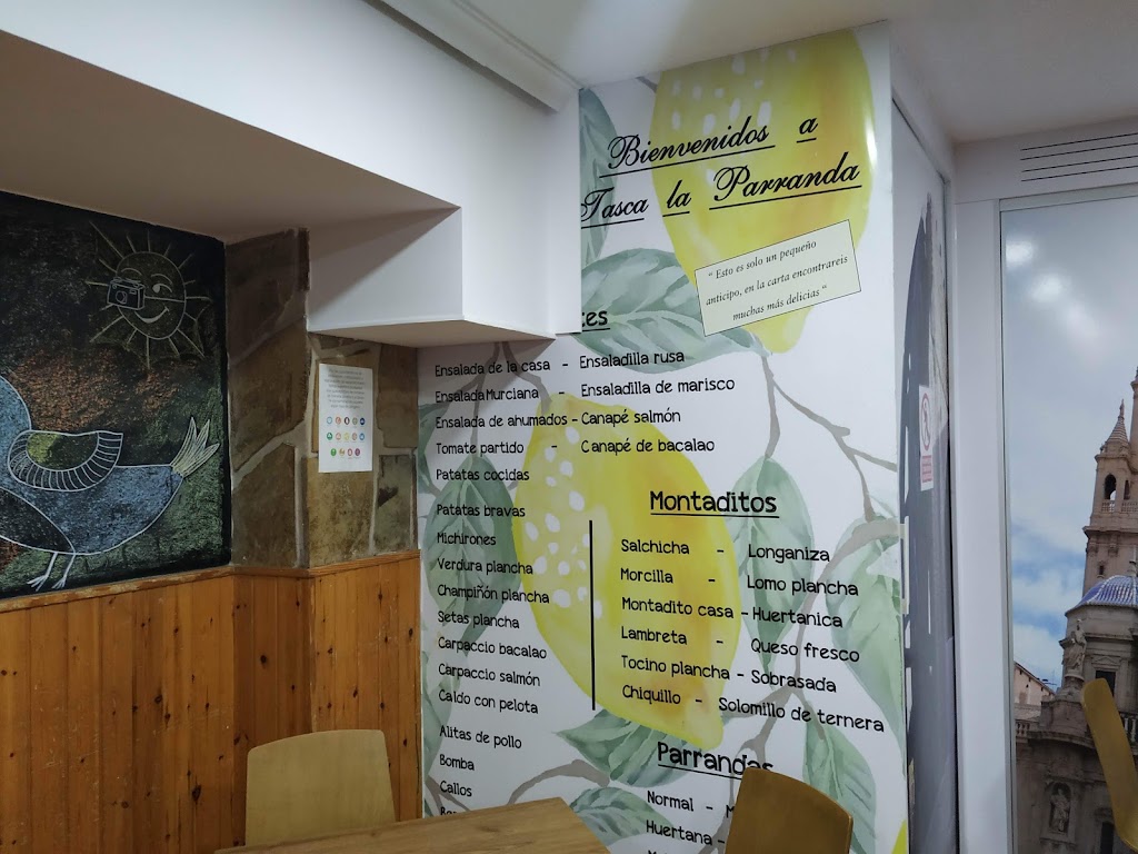 La Parranda Molina — Carta