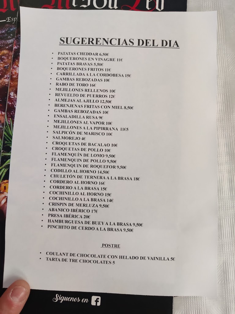 Meson Leo — Carta