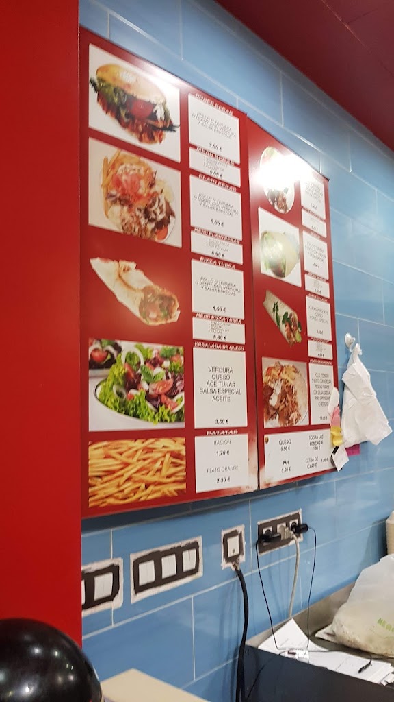Doner Kebab Paris — Carta
