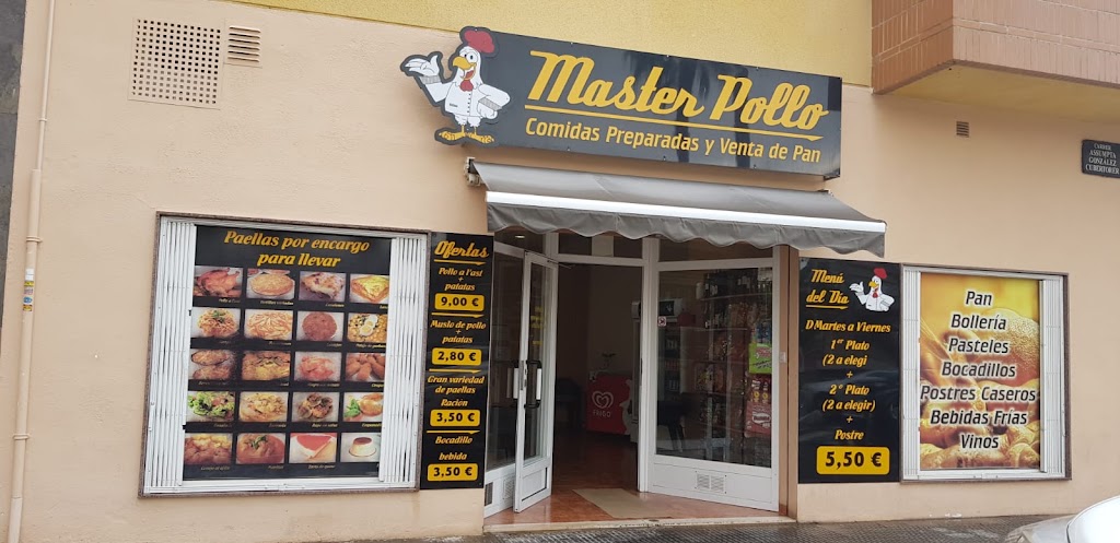 Master Pollo Comidas Preparadas Y venta de Pan — Carta