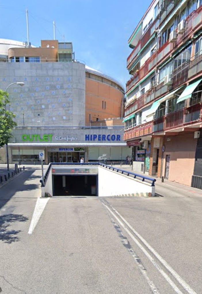 Parking Palacio Vistalegre acceso 1