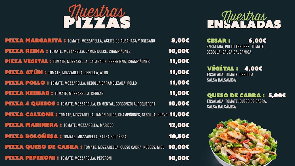 PalaFood - Snack Bar — Carta