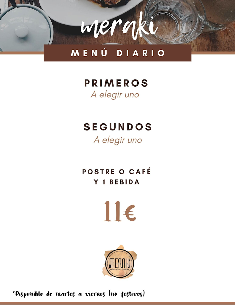 Restaurante Meraki — Carta