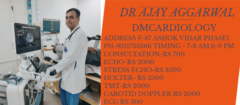Dr. Dr Ajay Cardiologist In Delhi Echocardiography Consultation