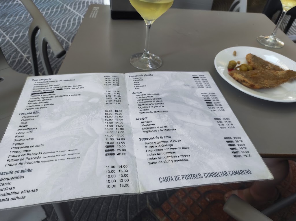Restaurante La Bodeguita — Carta