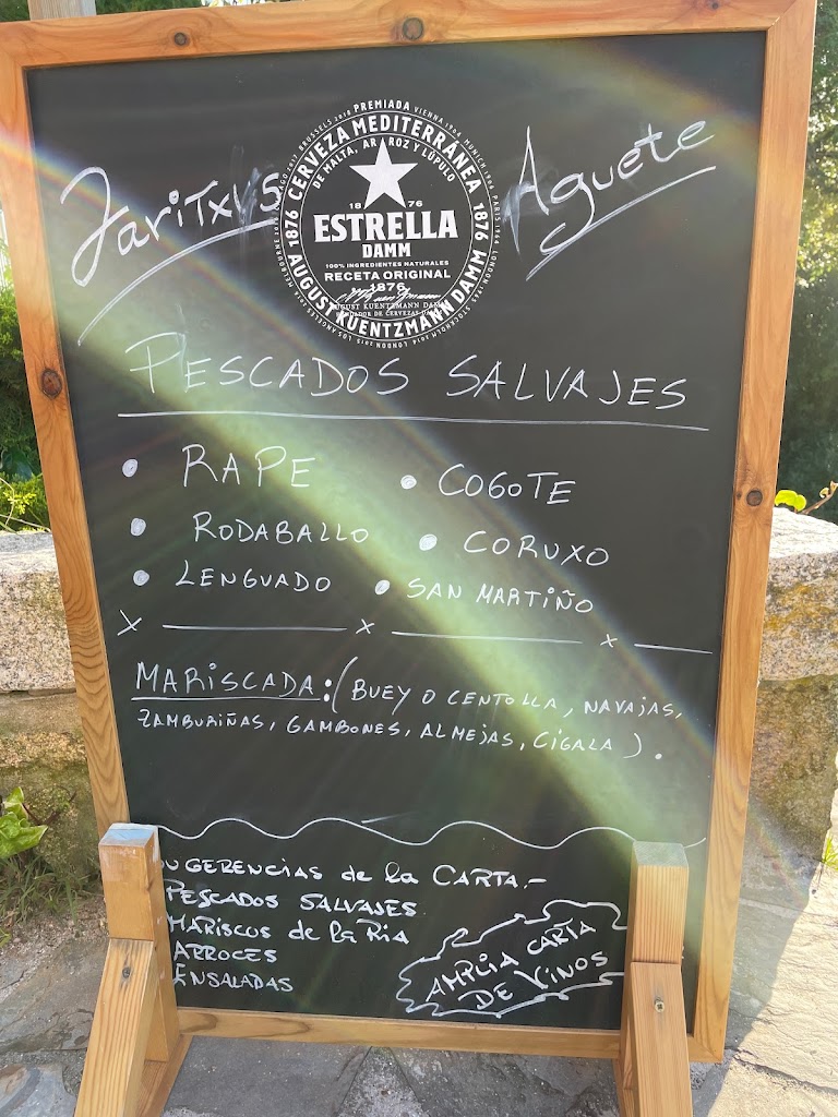 Restaurante Javitxus — Carta