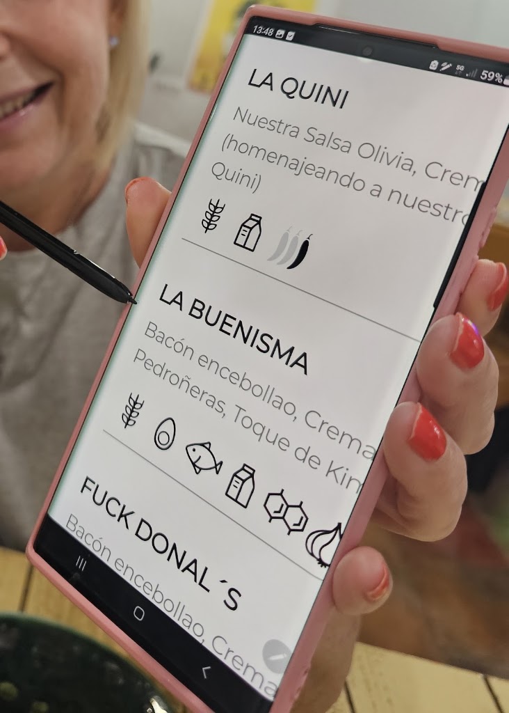 El Pollo Rockero — Carta