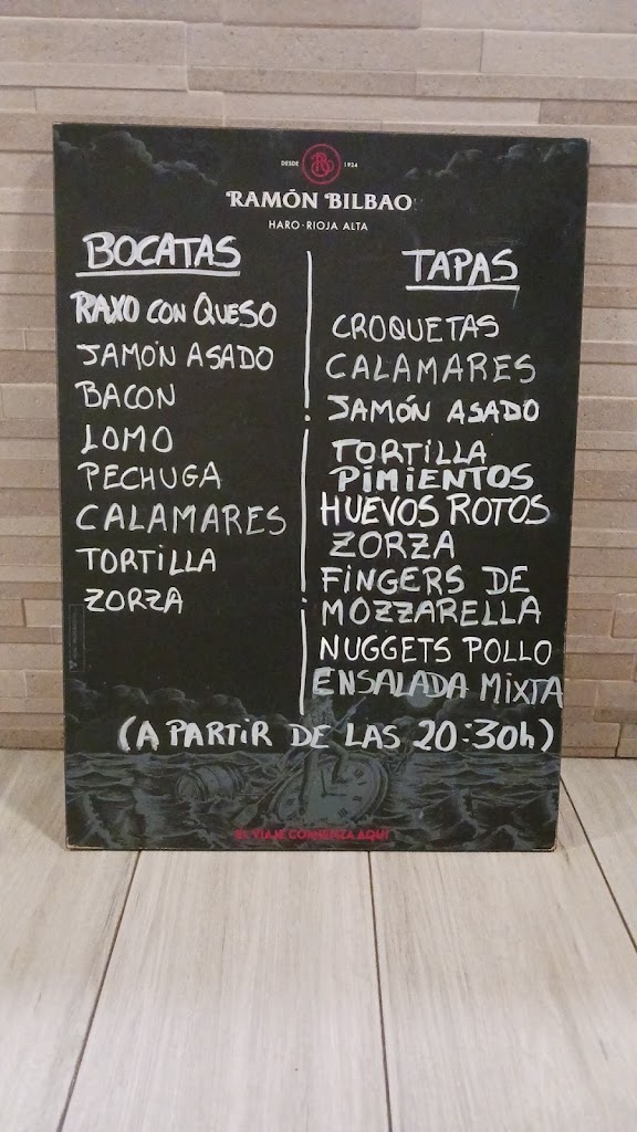 Cafe Entre Horas — Carta