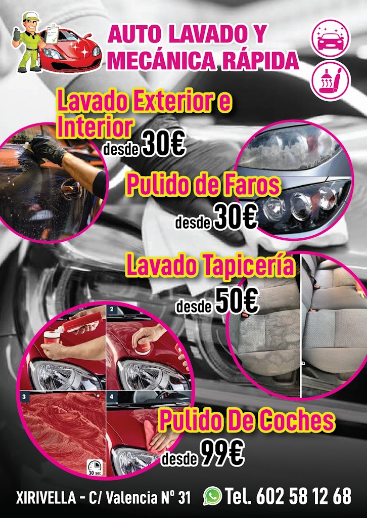 autolavado y mecanica xirivella — Del propietario