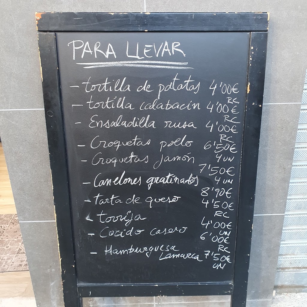 Lamarca Gastrobar — Carta