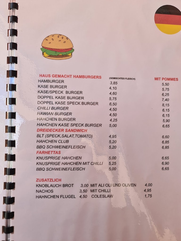 Sgt Peppers International Bar — Carta